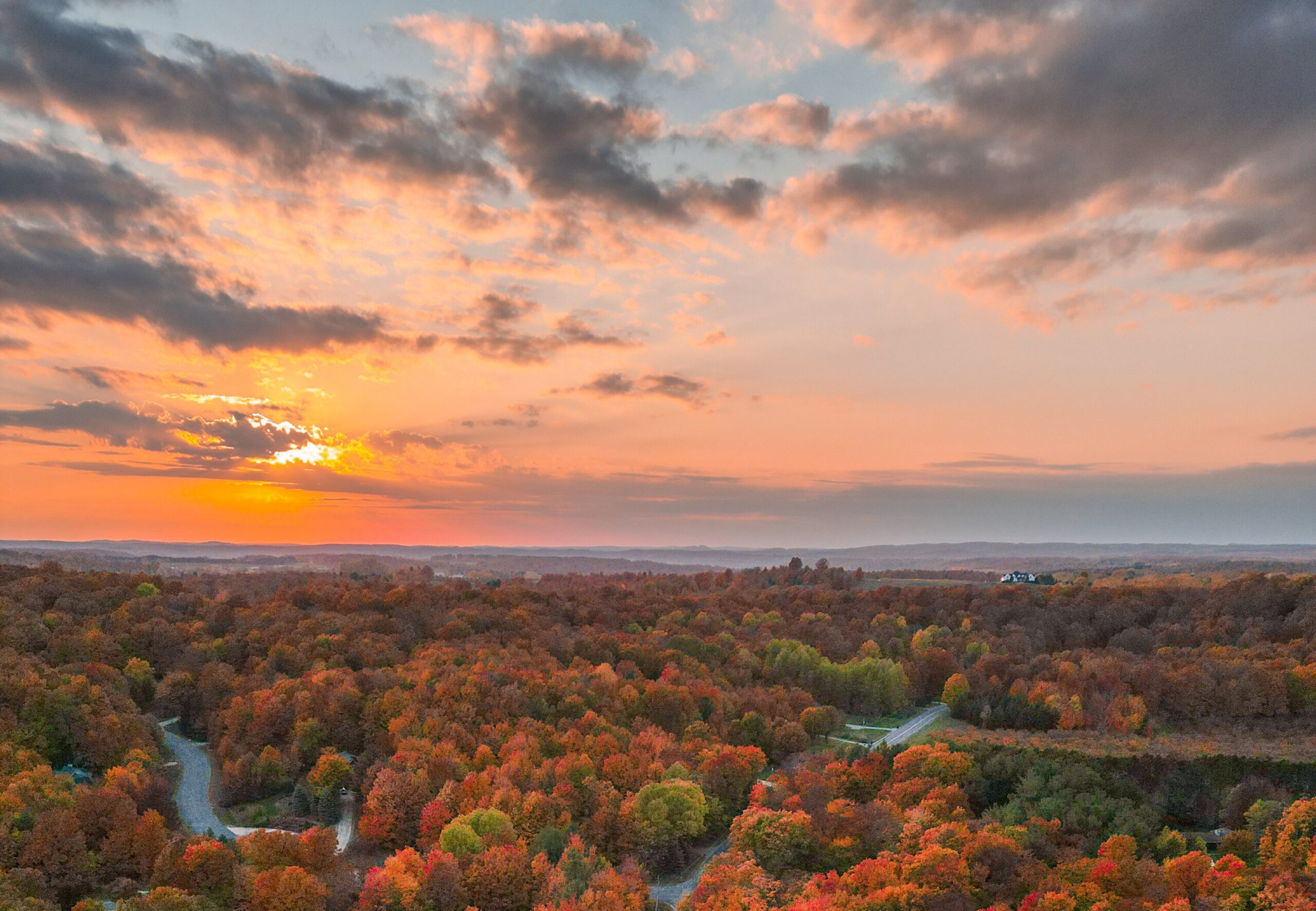 Traverse City Skyline Fall